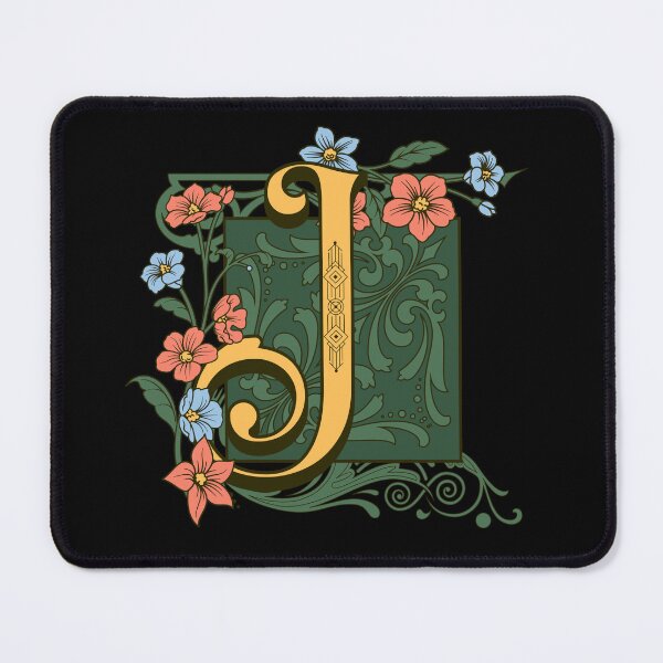 Item preview, Art Nouveau Letter J, Ornamental Letter J, Art Deco designed and sold by NatureFood.