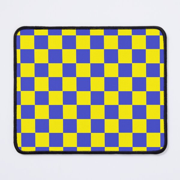 Item preview, Checkered Blue and Yellow designed and sold by lornakay.