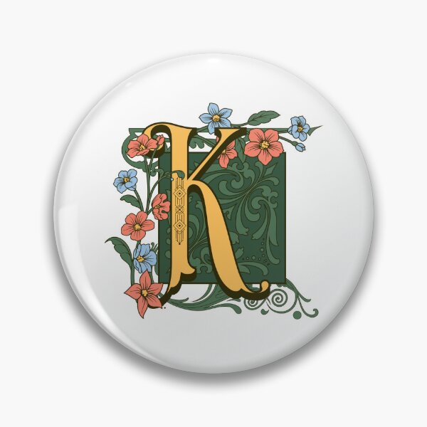Item preview, Art Nouveau Letter K, Ornamental Letter K, Art Deco designed and sold by NatureFood.