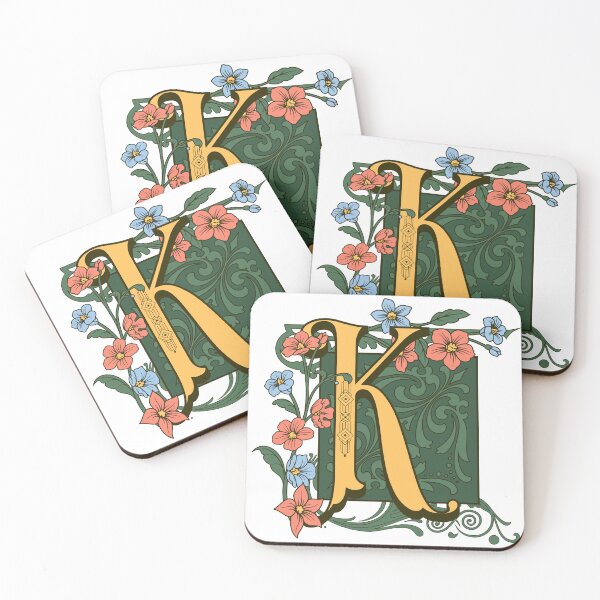 Item preview, Art Nouveau Letter K, Ornamental Letter K, Art Deco designed and sold by NatureFood.