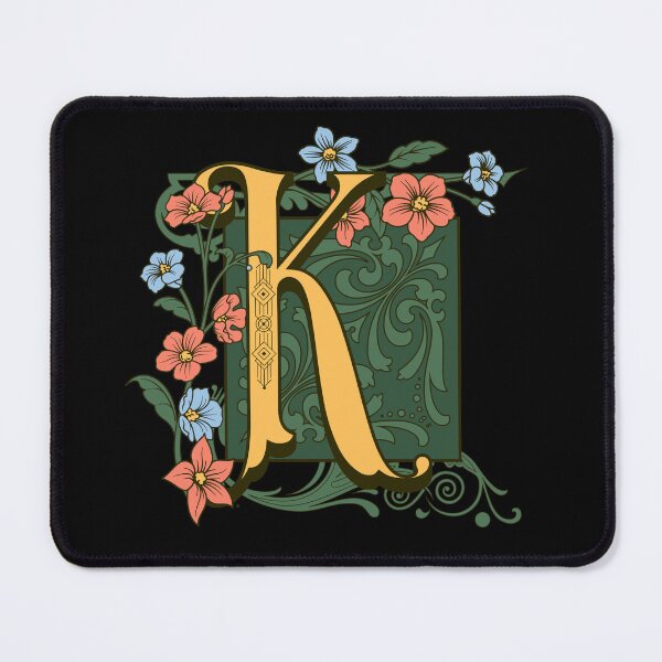 Item preview, Art Nouveau Letter K, Ornamental Letter K, Art Deco designed and sold by NatureFood.
