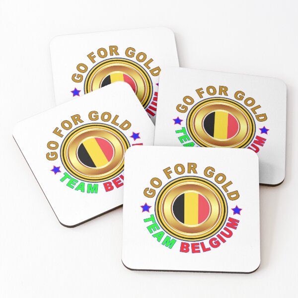 Item preview, GO FOR GOLD TEAM BELGIUM | World cup Design designed and sold by TeeEmpire.