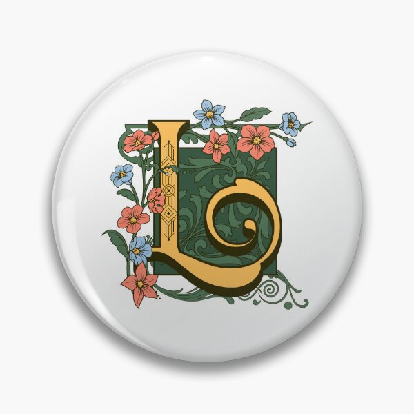 Item preview, Art Nouveau Letter L, Ornamental Letter L, Art Deco designed and sold by NatureFood.