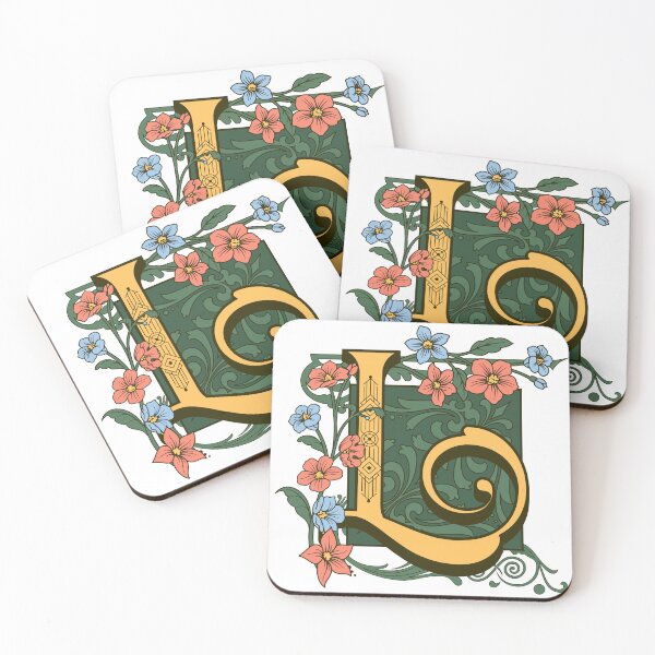 Item preview, Art Nouveau Letter L, Ornamental Letter L, Art Deco designed and sold by NatureFood.