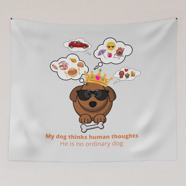 Item preview, My dog is Human designed and sold by BobbyRocks.