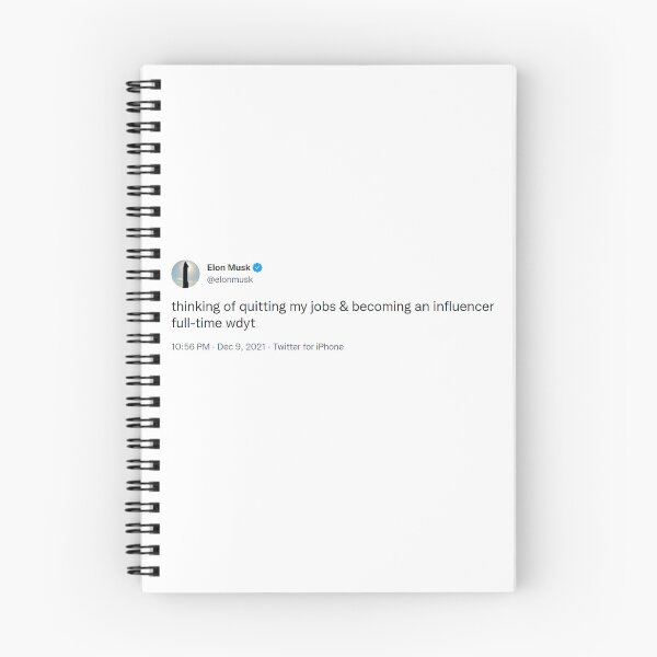 Item preview, Elon musk tweet - influencer designed and sold by SunkBubble.