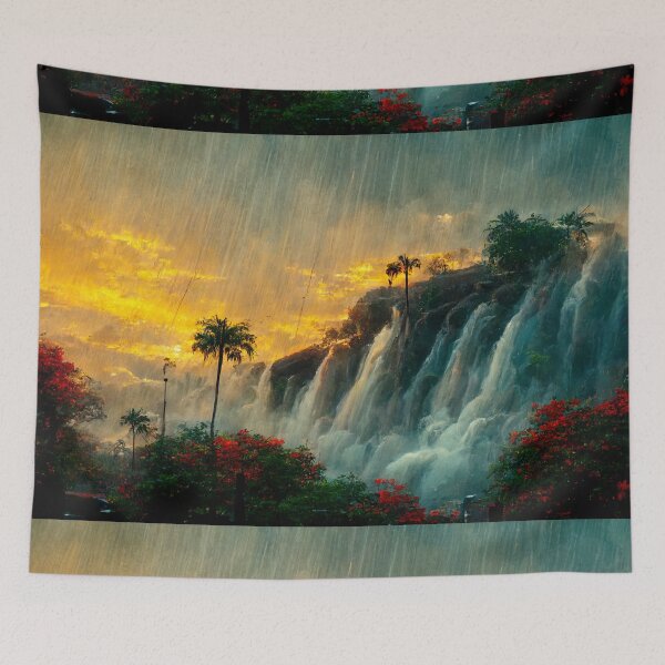 Item preview, Tropical Waterfall designed and sold by ParadiseSlice.