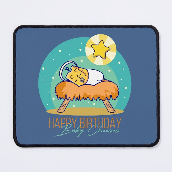 Item preview, Happy Birthday Baby Cheesus. Kawaii design designed and sold by Pligo.