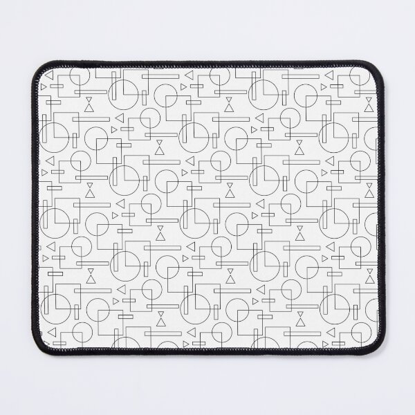 Item preview, Bauhaus Pattern Black and White designed and sold by emmilowski.
