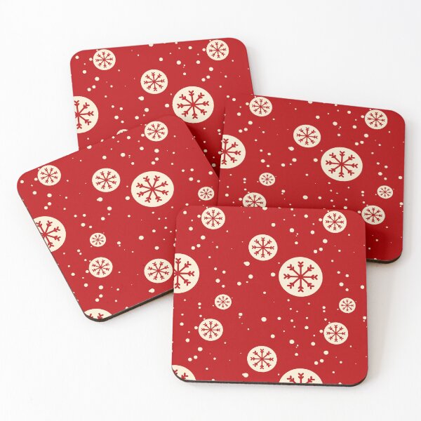 Item preview, beige snowflakes christmas pattern designed and sold by Ali K. Alobaidi.