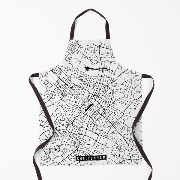 Item preview, Cheltenham, England Street Map designed and sold by InkistPrints.