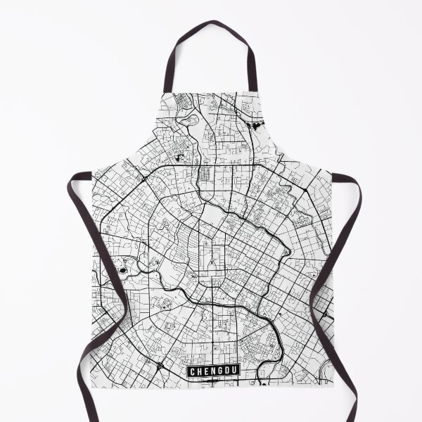 Item preview, Chengdu, China Street Map designed and sold by InkistPrints.