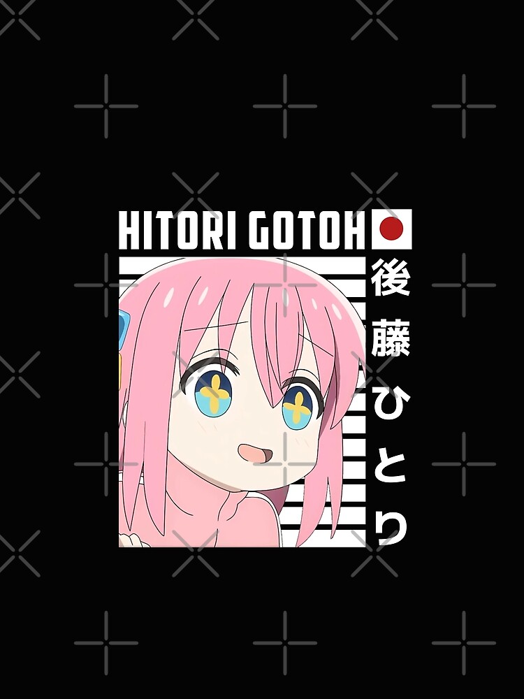 Aperçu 5 sur 5. T-shirt graphique avec l'œuvre Hitori Gotou - Bocchi le Rocher ! créée et vendue par Neelam789.
