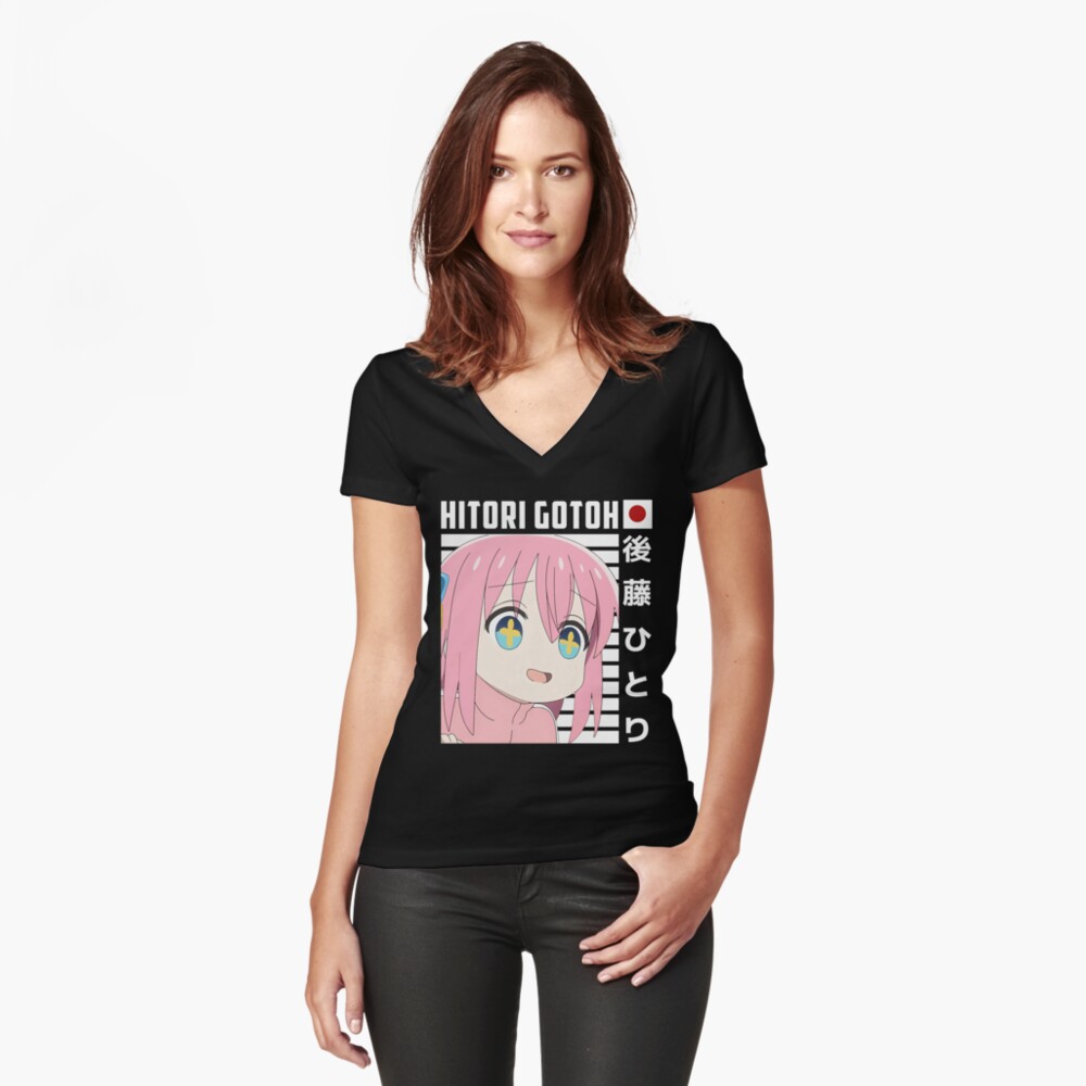 Item preview, T-shirt moulant col V designed and sold by Neelam789.