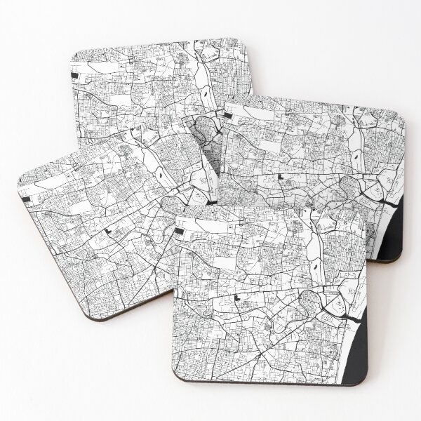 Item preview, Chennai, India Street Map designed and sold by InkistPrints.