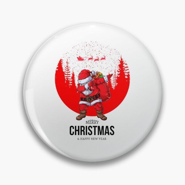 Artikelvorschau, Der Weihnachtsmann tupft durch den Schnee entworfen und verkauft von AitchDesigns.