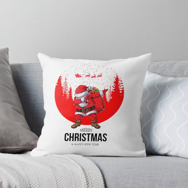 Artikelvorschau, Der Weihnachtsmann tupft durch den Schnee entworfen und verkauft von AitchDesigns.
