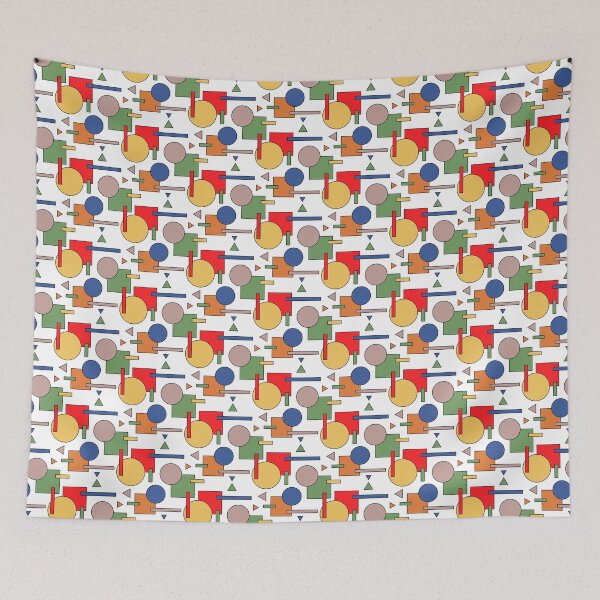 Item preview, Bauhaus Pattern Multi Colored designed and sold by emmilowski.