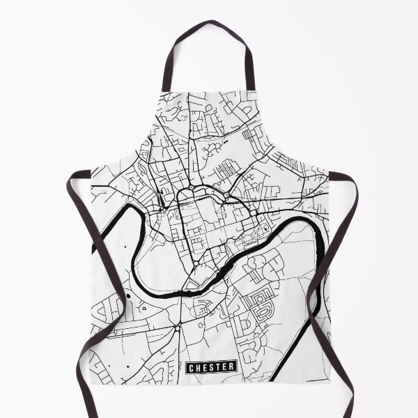 Item preview, Chester, England Street Map designed and sold by InkistPrints.