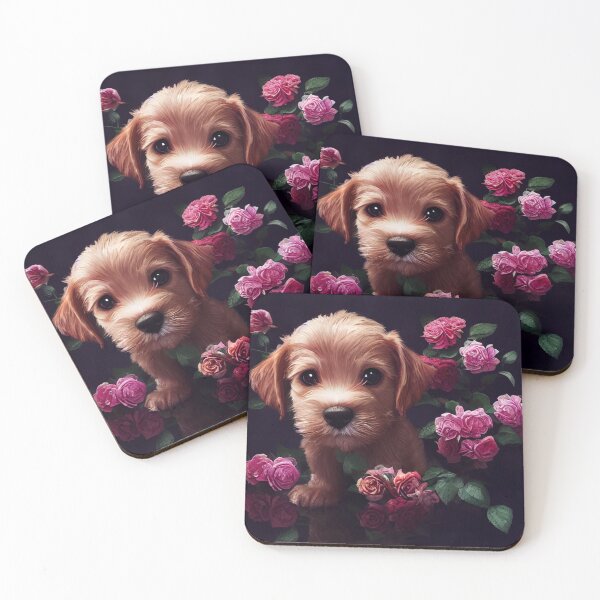 Item preview, Pups And Roses designed and sold by Art4u-Shop.