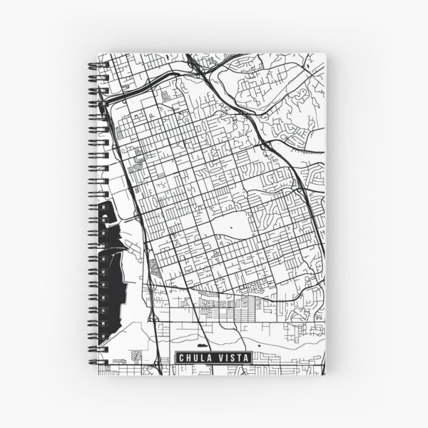 Item preview, Chula Vista, California Street Map designed and sold by InkistPrints.