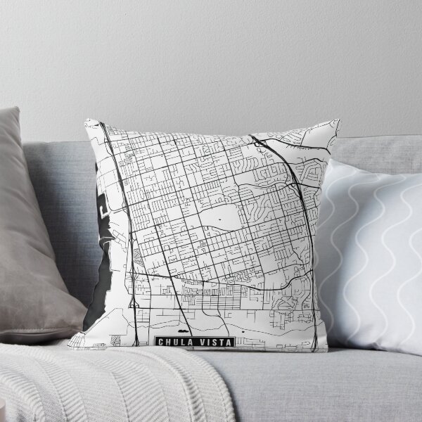 Item preview, Chula Vista, California Street Map designed and sold by InkistPrints.
