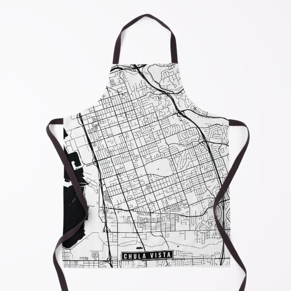 Item preview, Chula Vista, California Street Map designed and sold by InkistPrints.