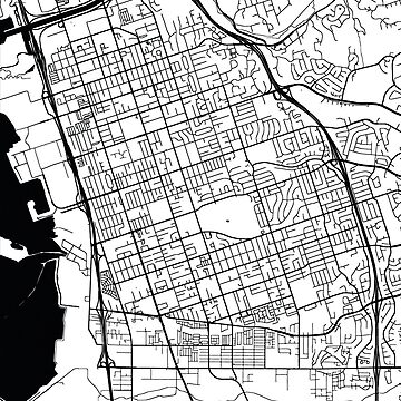 Vorschaubild zum Design Chula Vista, California Street Map von InkistPrints