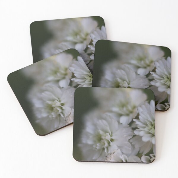 Item preview, White Flower Macro Botanical Photography designed and sold by OnHeathAndMoor.