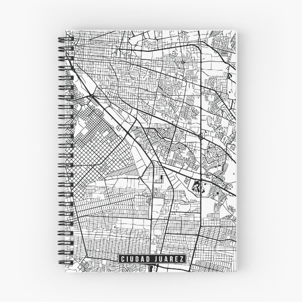 Item preview, Ciudad Juarez, Mexico Street Map designed and sold by InkistPrints.