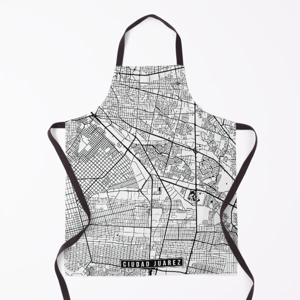 Item preview, Ciudad Juarez, Mexico Street Map designed and sold by InkistPrints.