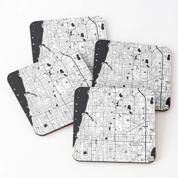 Item preview, Clearwater, Florida Street Map designed and sold by InkistPrints.