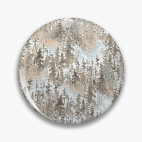 Item preview, Watercolor winter trees on cream and light blue designed and sold by victorsboutique.