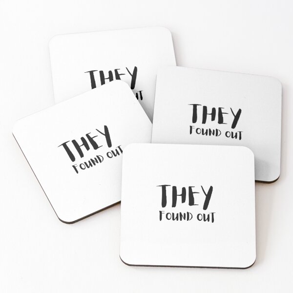 Item preview, They Found Out Meme (black) designed and sold by MillennialMemer.
