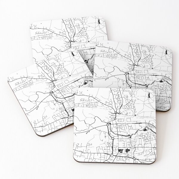 Item preview, Colchester, England Street Map designed and sold by InkistPrints.