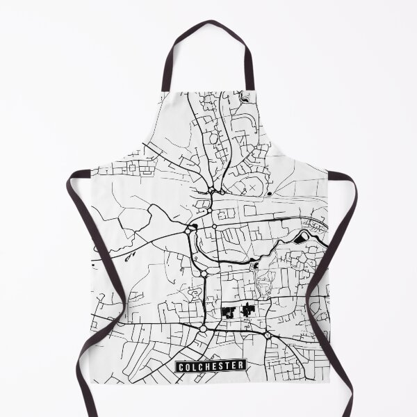 Item preview, Colchester, England Street Map designed and sold by InkistPrints.