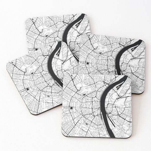 Item preview, Cologne, Germany Street Map designed and sold by InkistPrints.