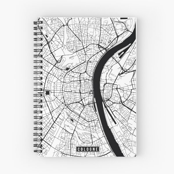 Item preview, Cologne, Germany Street Map designed and sold by InkistPrints.