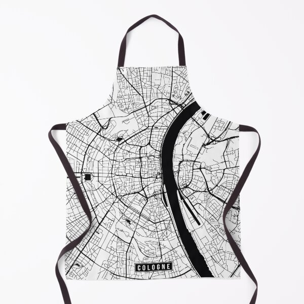 Item preview, Cologne, Germany Street Map designed and sold by InkistPrints.