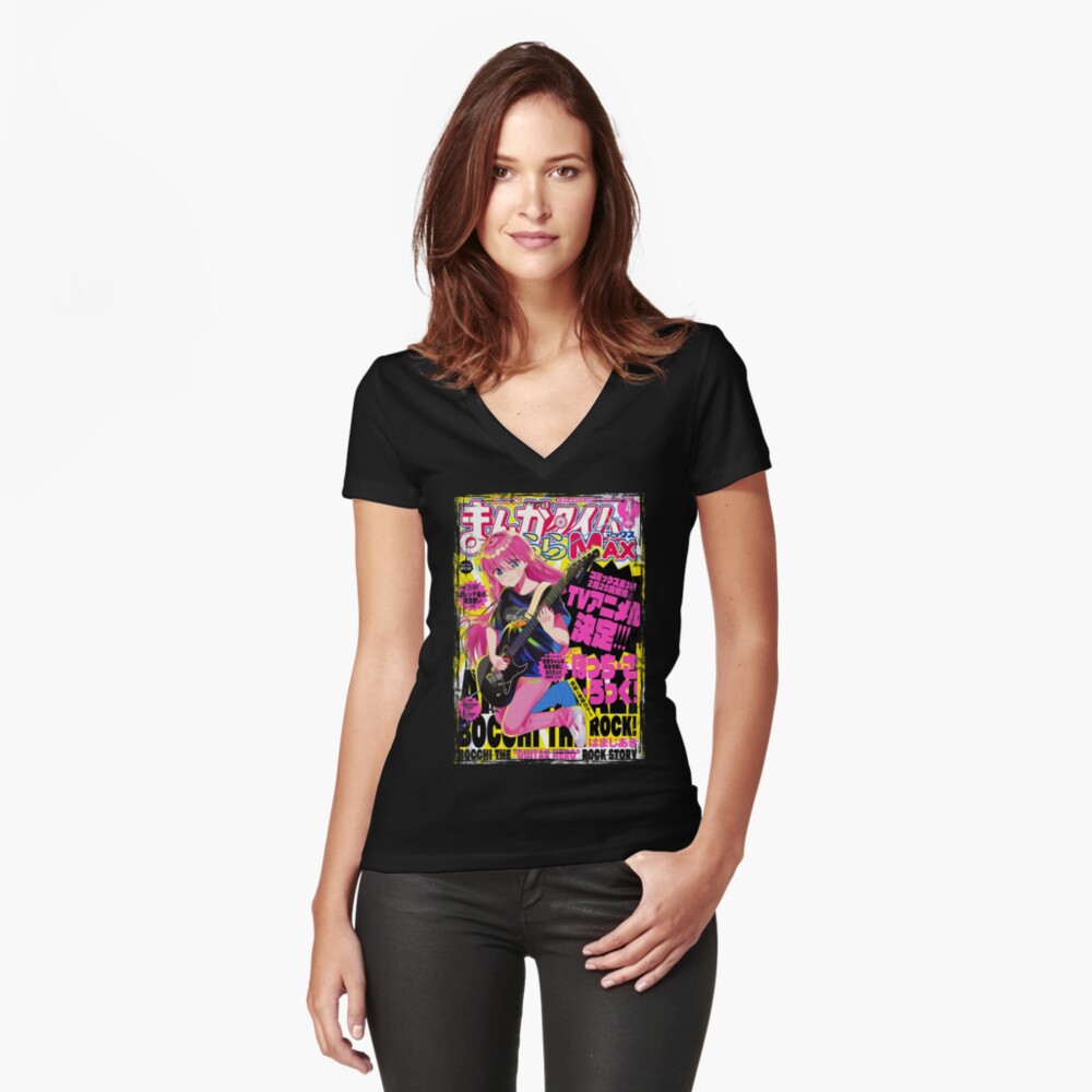Item preview, T-shirt moulant col V designed and sold by Neelam789.