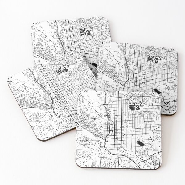 Item preview, Colorado Springs, Colorado Street Map designed and sold by InkistPrints.