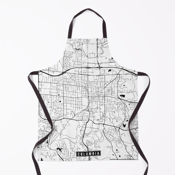 Item preview, Columbia, Missouri Street Map designed and sold by InkistPrints.