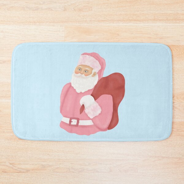 Item preview, Retro Vintage Pink Santa Claus christmas present sack designed and sold by Becky-Marie.