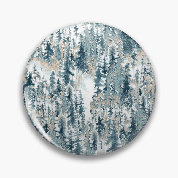 Item preview, Watercolor winter trees on blue and cream designed and sold by victorsboutique.