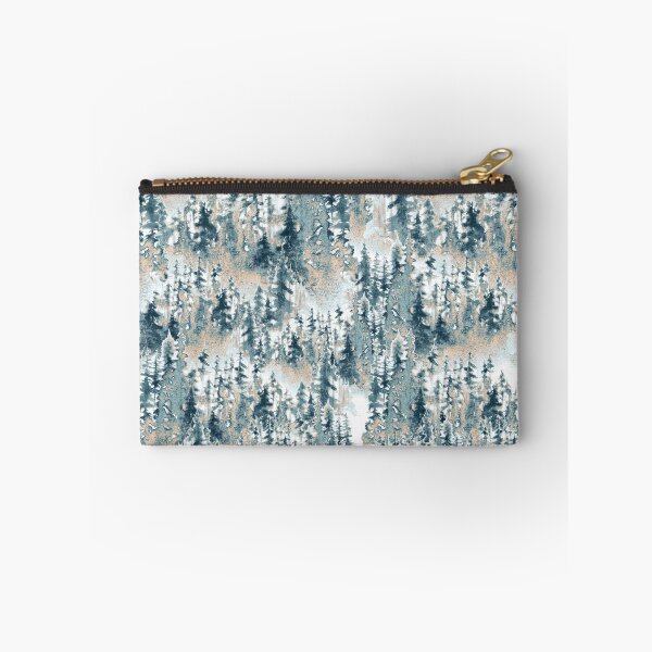 Item preview, Watercolor winter trees on blue and cream designed and sold by victorsboutique.
