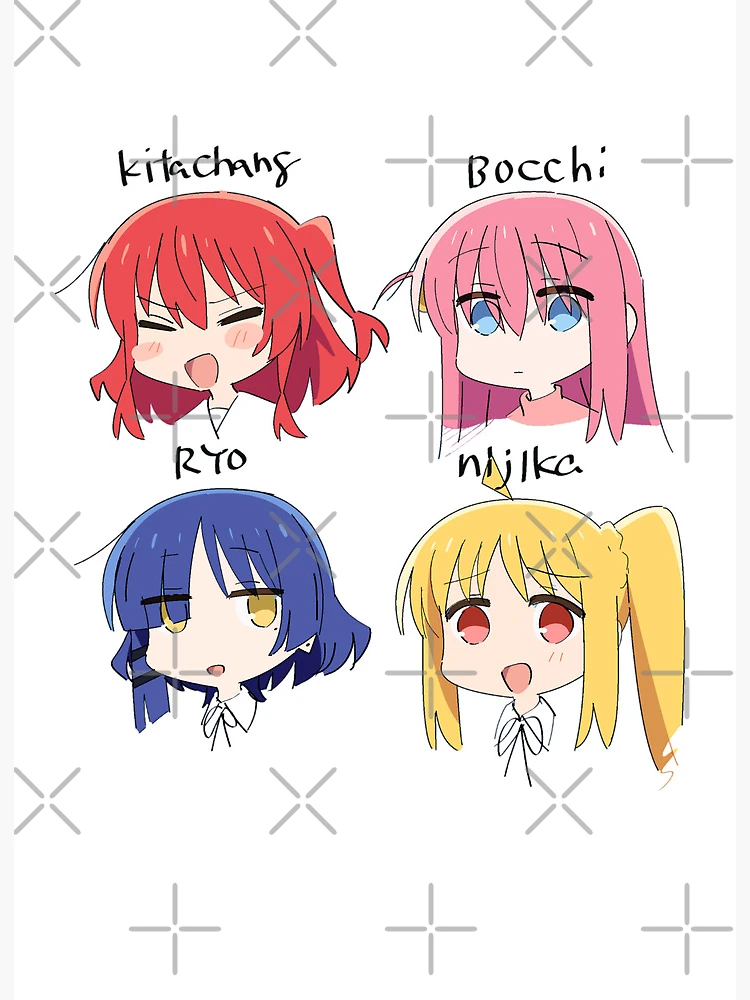 Draw your character in bocchi the rock chibi style by Yamuma