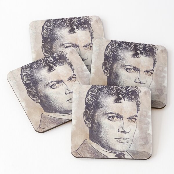 Item preview, Tony Curtis Art - vintage watercolor - D43 designed and sold by DecoVintage.