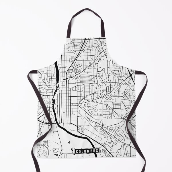 Item preview, Columbus, Georgia Street Map designed and sold by InkistPrints.