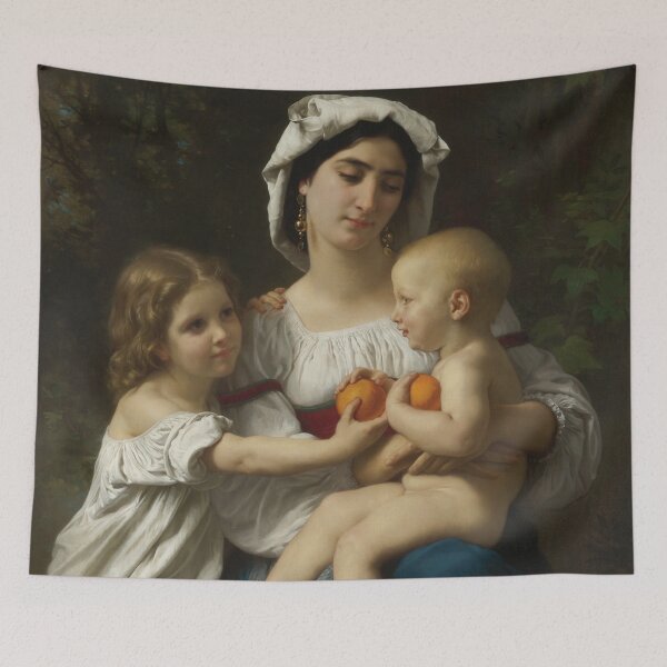 Item preview, Les Oranges (The Oranges) | William Bouguereau | 1865 French Nursery Art designed and sold by CJET.