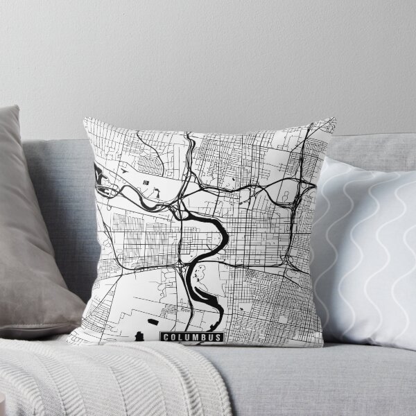 Item preview, Columbus, Ohio Street Map designed and sold by InkistPrints.